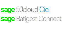 Sage 50cloud Ciel et Batigest Connect